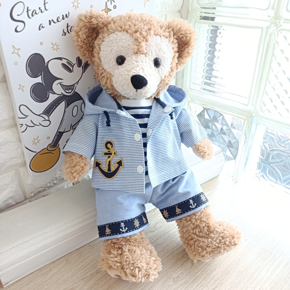 ダッフィーSサイズコスチューム25-1003-1 ダッフィーSサイズコスチューム25-1003-1 ダッフィー 衣装 ぬいば