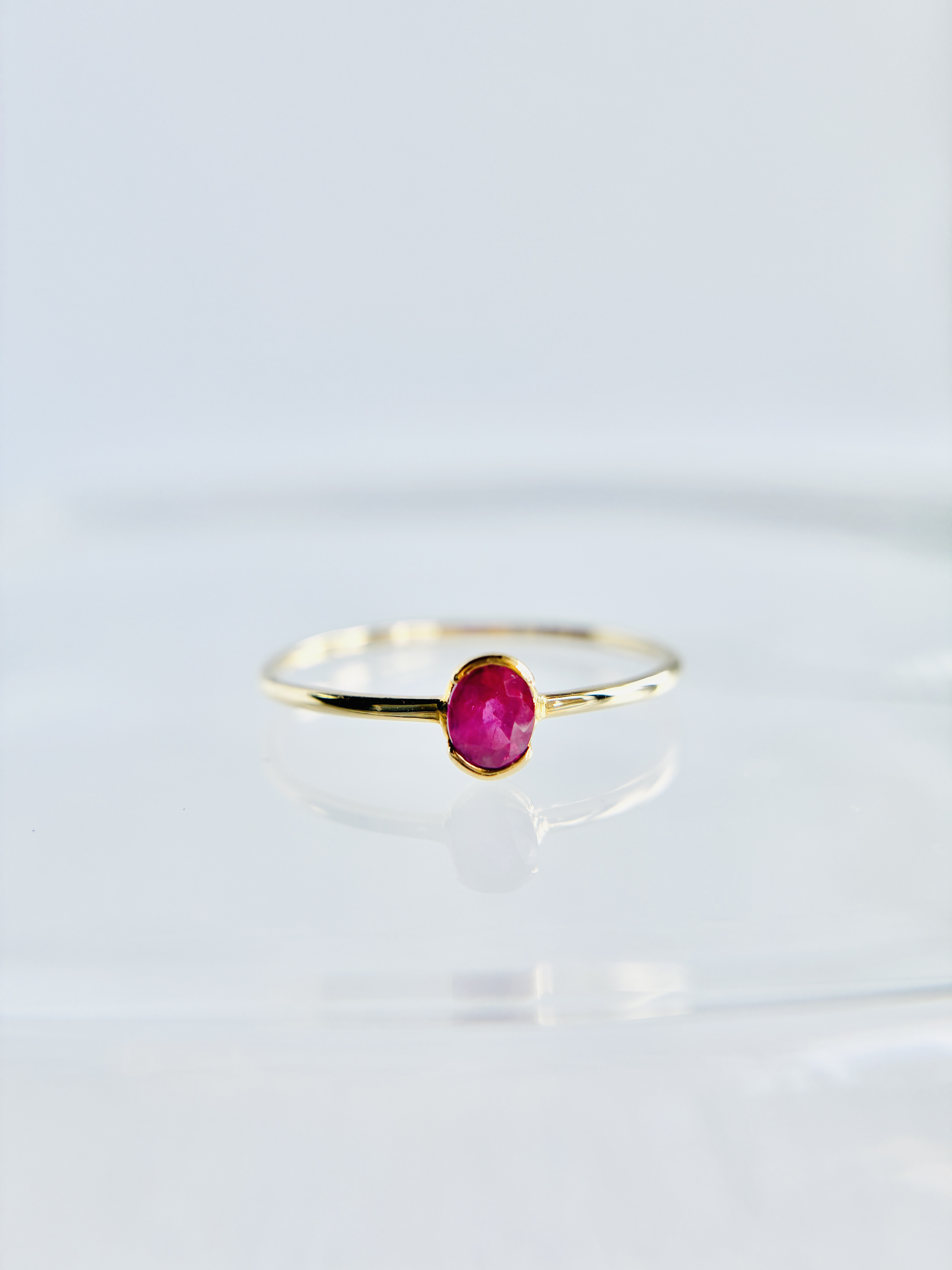 ルビー14kリング　11.5号