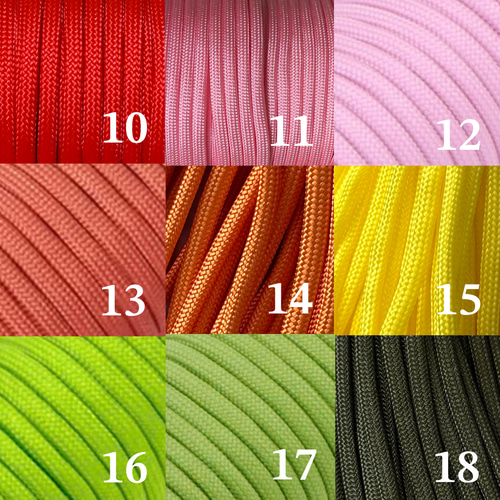 カラーオーダー】パラコードリード カフェリード フラワー フリル