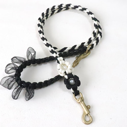 カラーオーダー】パラコードリード カフェリード フラワー フリル