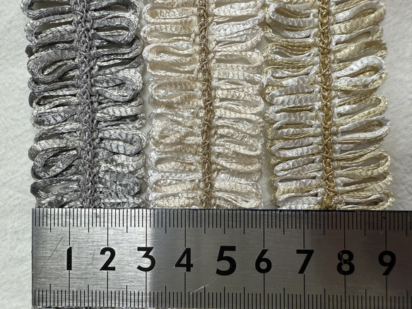 日本製【50㎝から】FC-0530 レース　レースリボン　ブレード　オリジナルレース　素材 5枚目の画像