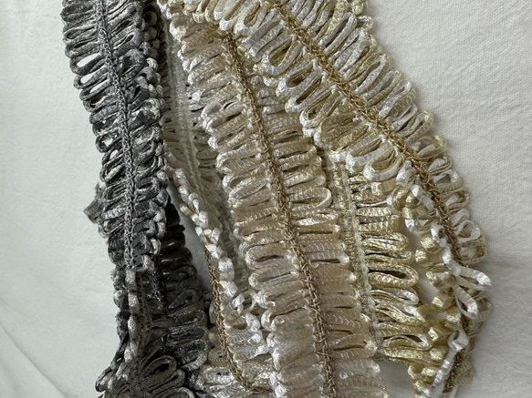 日本製【50㎝から】FC-0530 レース　レースリボン　ブレード　オリジナルレース　素材 4枚目の画像