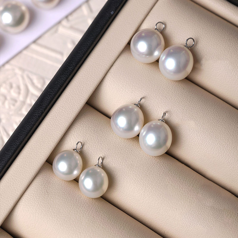 [ヘイズジュエリー] オーストラリア産ホワイトパールカプセルシリーズ 18Kホワイトゴールド 11-12mm 南洋オーストラリア