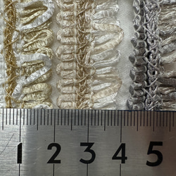 日本製【50㎝から】FC-0529 レース　レースリボン　ブレード　素材　フリンジ　フリンジレース 5枚目の画像