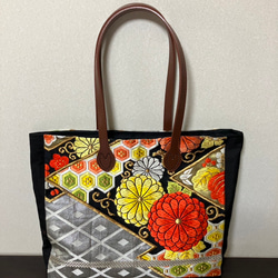 アンズルーム☆ハンドメイド☆ちょっと豪華な トートバッグ