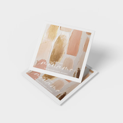 くすみ系ニュアンスカラー台紙【＃7】【名刺／ショップカード／ピアス