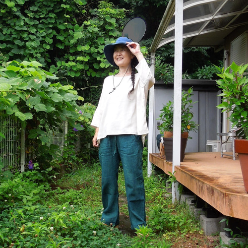 asana HEMP100% テロテロ カットソー●草木染めロータス asana HEMP100% テロテロ カットソー○草木染めロータス カットソー