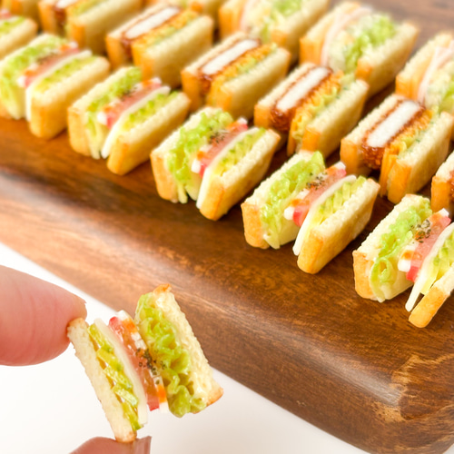 ランチ風 ミニチュア パン】 ミニチュア サンドイッチ 3種セット