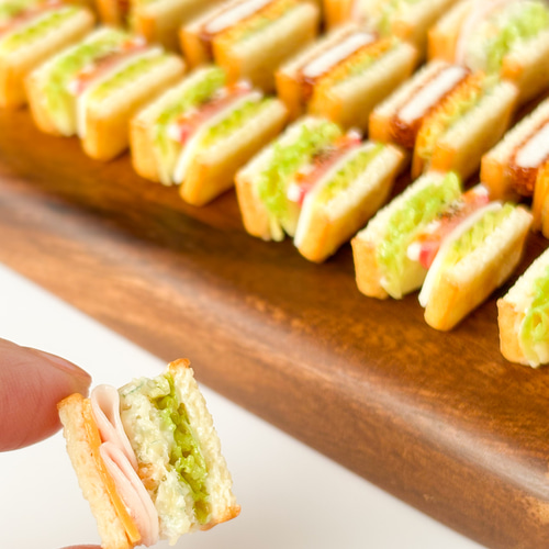 ミニチュア サンドイッチ ランチ風 ミニチュア パン】 ミニチュア サンドイッチ 3種セット