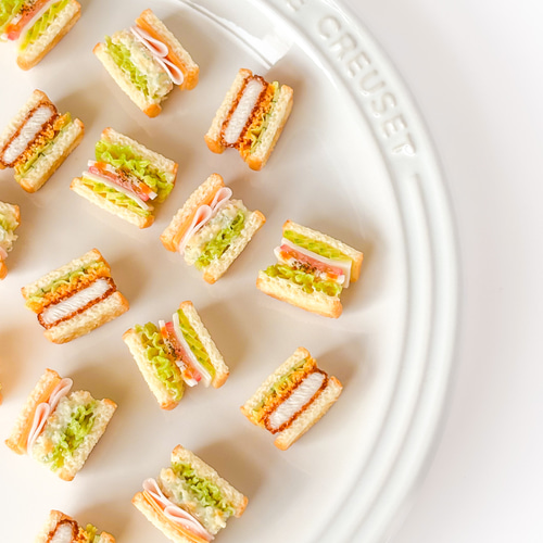 ランチ風 ミニチュア パン】 ミニチュア サンドイッチ 3種セット
