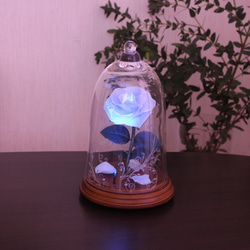 リメ缶・リメイク缶☆アンティーク傘つき豆電球ガーデンピック 2本