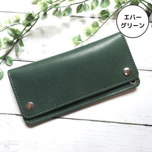 彫刻可能】オーダーメイド高級感のあるトラッカーウォレット