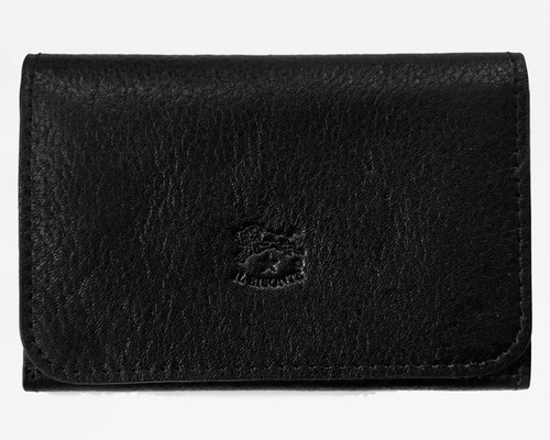 イルビゾンテ IL BISONTE 名刺入れ カードケース 名刺クリップ 2つ折り