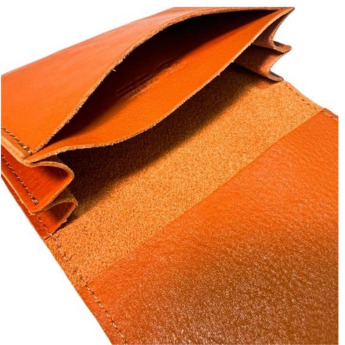 イルビゾンテ IL BISONTE 名刺入れ カードケース 名刺クリップ 2つ折り