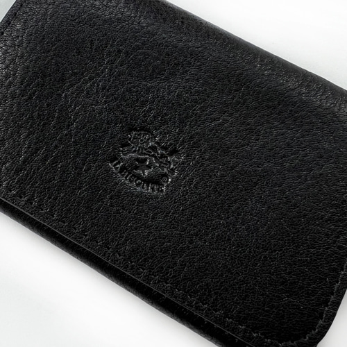 イルビゾンテ IL BISONTE 名刺入れ カードケース 名刺クリップ 2つ折り