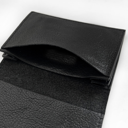 イルビゾンテ IL BISONTE 名刺入れ カードケース 名刺クリップ 2つ折り