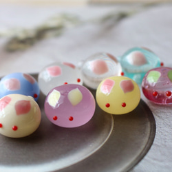 柏餅とちまき　ガラス細工　ミニチュア 柏餅とちまき ガラス細工 ミニチュア