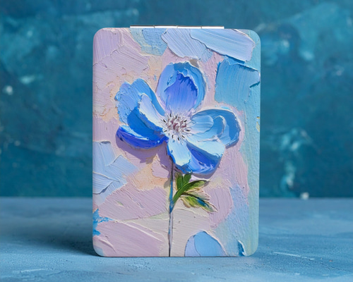 拡大鏡付き！】手のひらの中の絵画展~ネモフィラモチーフ~ コンパクト