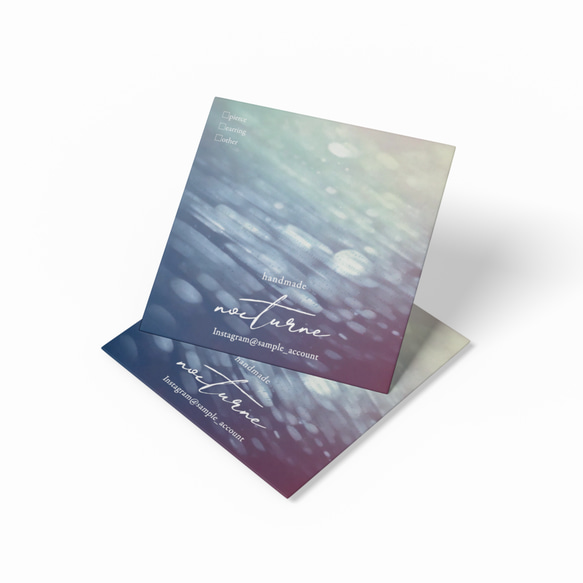 SQ-50】正方形アクセサリー台紙／ピアス台紙／スクエア台紙／ショップ