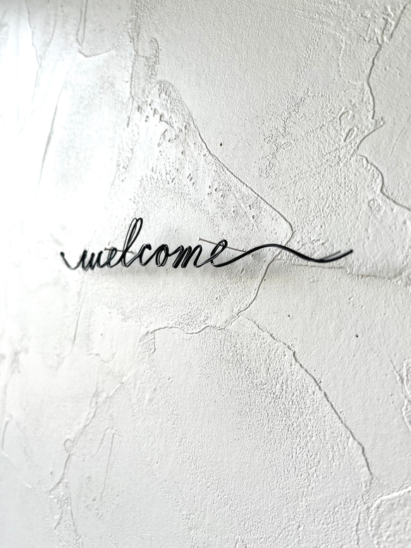 気まぐれwelcome〜花〜　ワイヤーアート　ワイヤークラフト 4枚目の画像