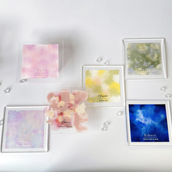 【ファーストアートキット】夏の星空セット アクリル名入れアート ファーストアート 1歳誕生日の記念品 12枚目の画像