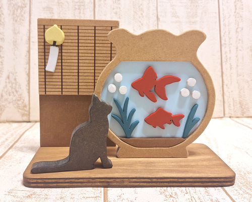 作家さんハチワレ猫と金魚の置物 猫と金魚 全4種類 新品 カプセルトイ｜Yahoo!フリマ（旧PayPay