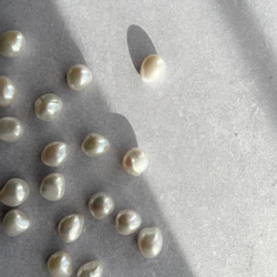 【ワケあり】こぼれバロックパールピアス | イヤリング | 淡水パール | サージカルステンレス | 14KGF 7枚目の画像