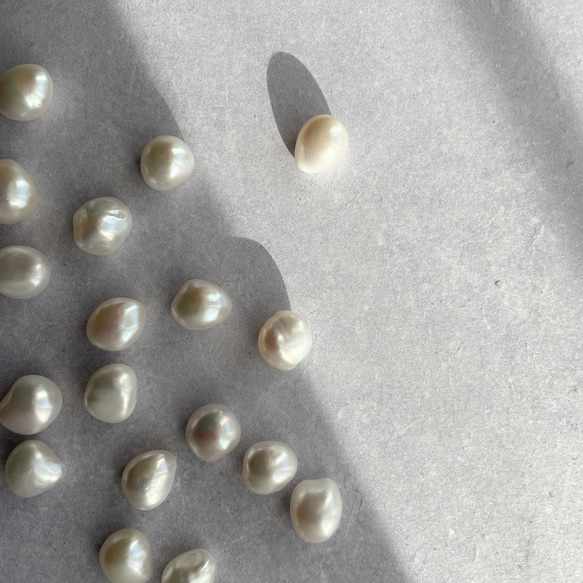 【ワケあり】こぼれバロックパールピアス | イヤリング | 淡水パール | サージカルステンレス | 14KGF 7枚目の画像