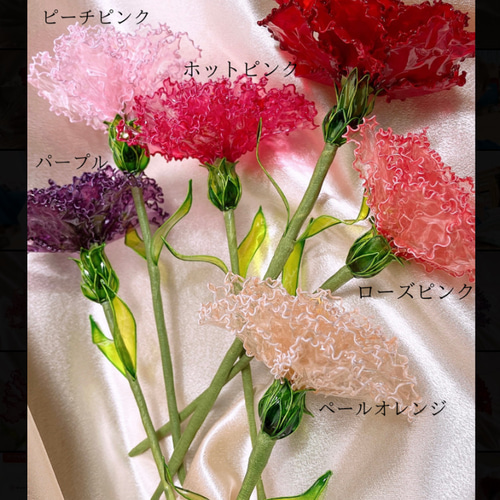 カーネーション アメリカンフラワー ディップフラワー 枯れないお花