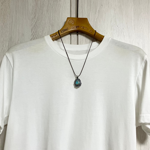 ペルシャン ターコイズ トルコ石 シルバー ネックレス