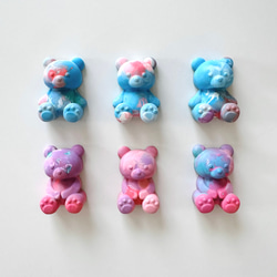 マーブルくまさんクレヨン / プチギフト 知育玩具 カスタムクレヨン