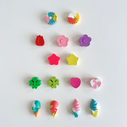 マーブルくまさんクレヨン / プチギフト 知育玩具 カスタムクレヨン