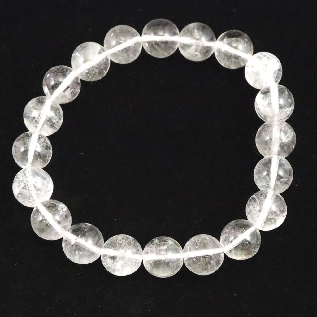 山梨県黒平水晶 Aグレード  10mmブレスレット  29.9g #39748