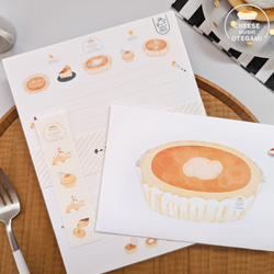 桃のパティスリー メッセージカード メッセージカード chiyo.ten チヨ