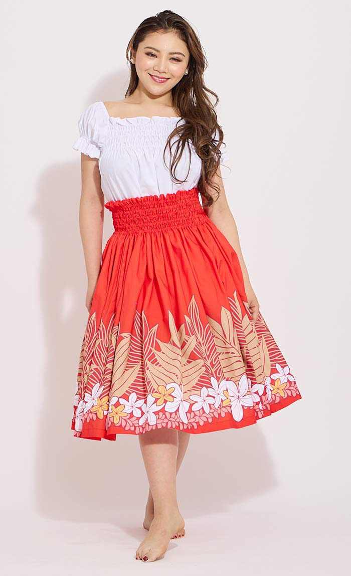 パウスカート 細見えパウスカート　フラダンス　太って見えないパウスカート　p00601　受注生産および即納