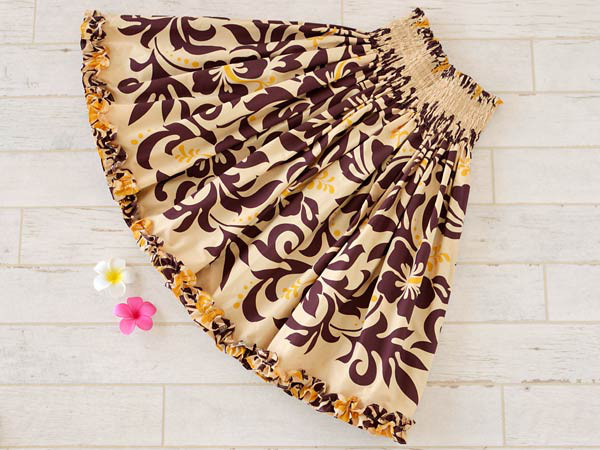 パウスカート 細見えパウスカート　フラダンス　太って見えないパウスカート　p00581　受注生産および即納