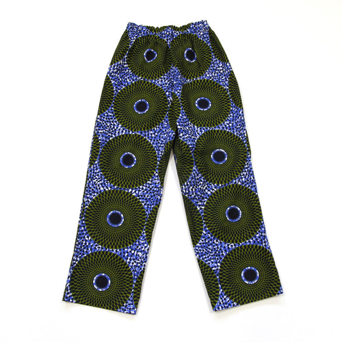 受注制作】アフリカンプリントのイージーパンツ（ ストレート
