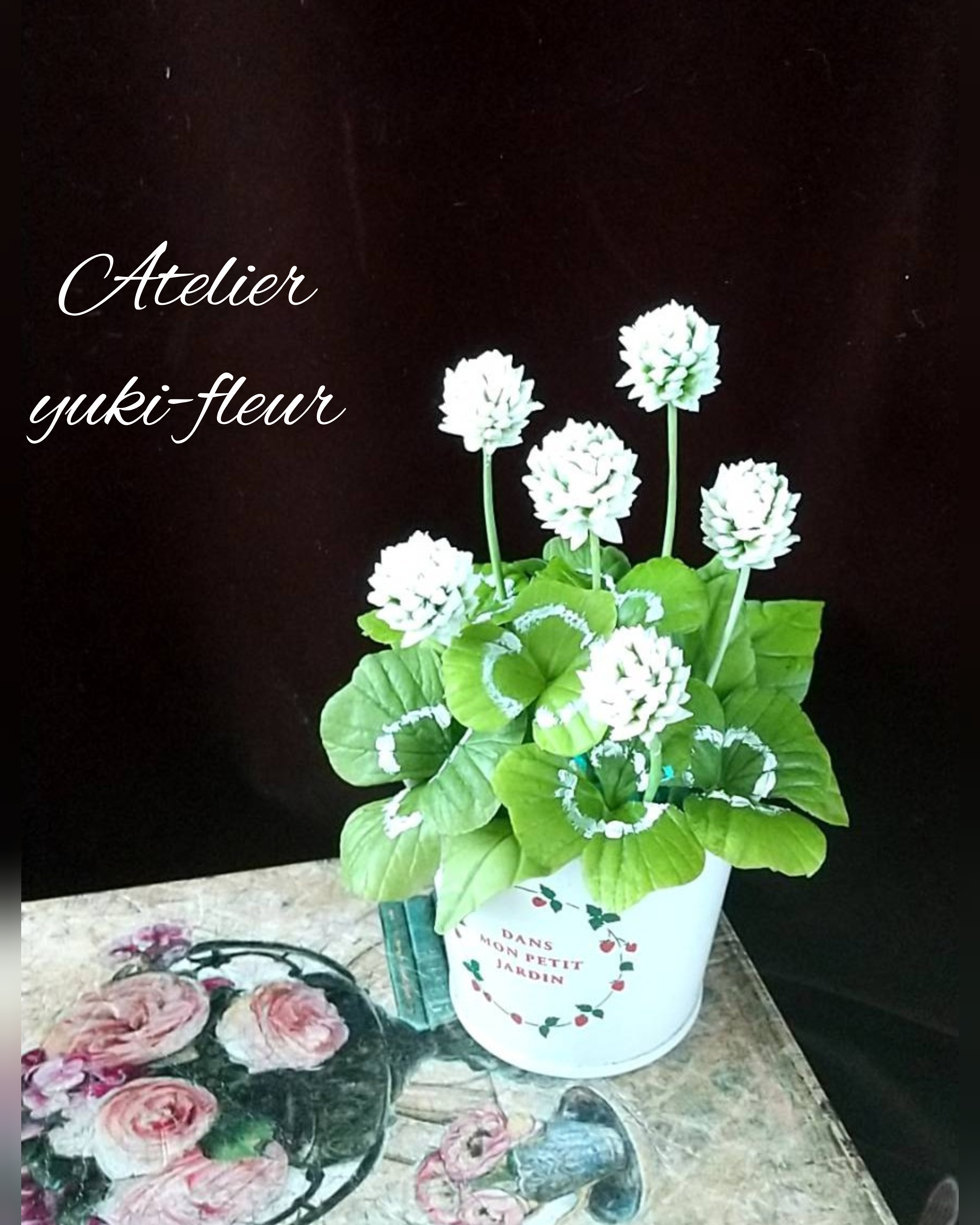 ★粘土の花[花摘みー11]