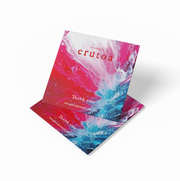 SQ-50】正方形アクセサリー台紙／ピアス台紙／スクエア台紙／ショップ