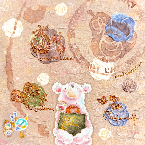 rinさまオーダー作品 専用ページ 原画・patisserie（額装） 6枚目の画像