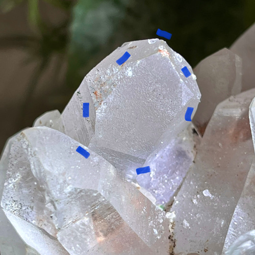 レシーバー ヒマラヤ レインボー マニカラン ピンク水晶 マスター  