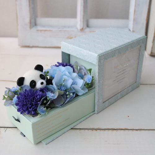 パンダが隠れたフォトフレームギフト 母の日 誕生日 ギフト 直送