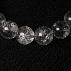 虹が光るプラチナルチル【神秘的な世界観】12mm 一点物 【GHB17】43g ルチルクォーツブレスレット 京海堂 7枚目の画像