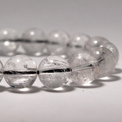 虹が光るプラチナルチル【神秘的な世界観】12mm 一点物 【GHB17】43g ルチルクォーツブレスレット 京海堂 9枚目の画像