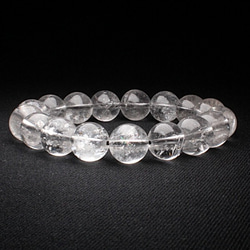 虹が光るプラチナルチル【神秘的な世界観】12mm 一点物 【GHB17】43g ルチルクォーツブレスレット 京海堂 4枚目の画像