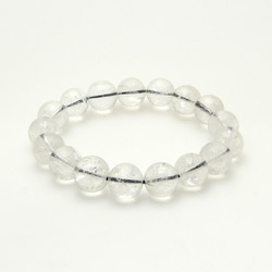 虹が光るプラチナルチル【神秘的な世界観】12mm 一点物 【GHB17】43g ルチルクォーツブレスレット 京海堂 10枚目の画像