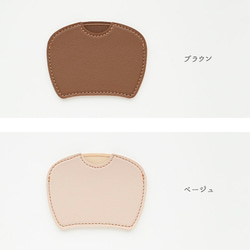 ケース付き コーム 【 ラウンド 箔 名入れ 】 くし ヘアコーム アセテート 収納ケース ギフト HZ05U 8枚目の画像