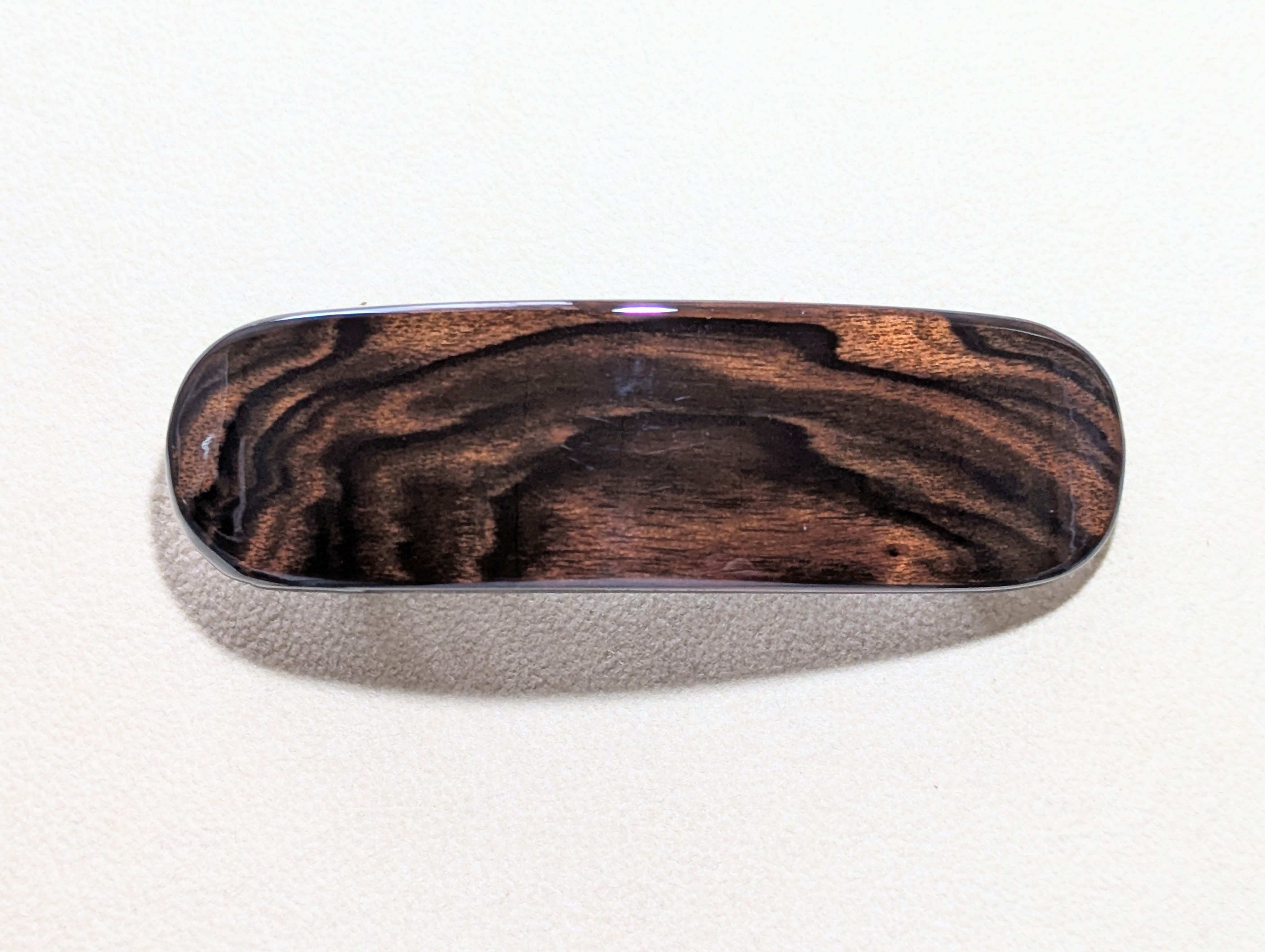 木製　バレッタ