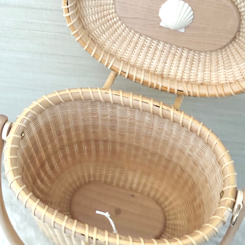 オペラパース 蓋付き 2Wayバスケット ナンタケットバスケット