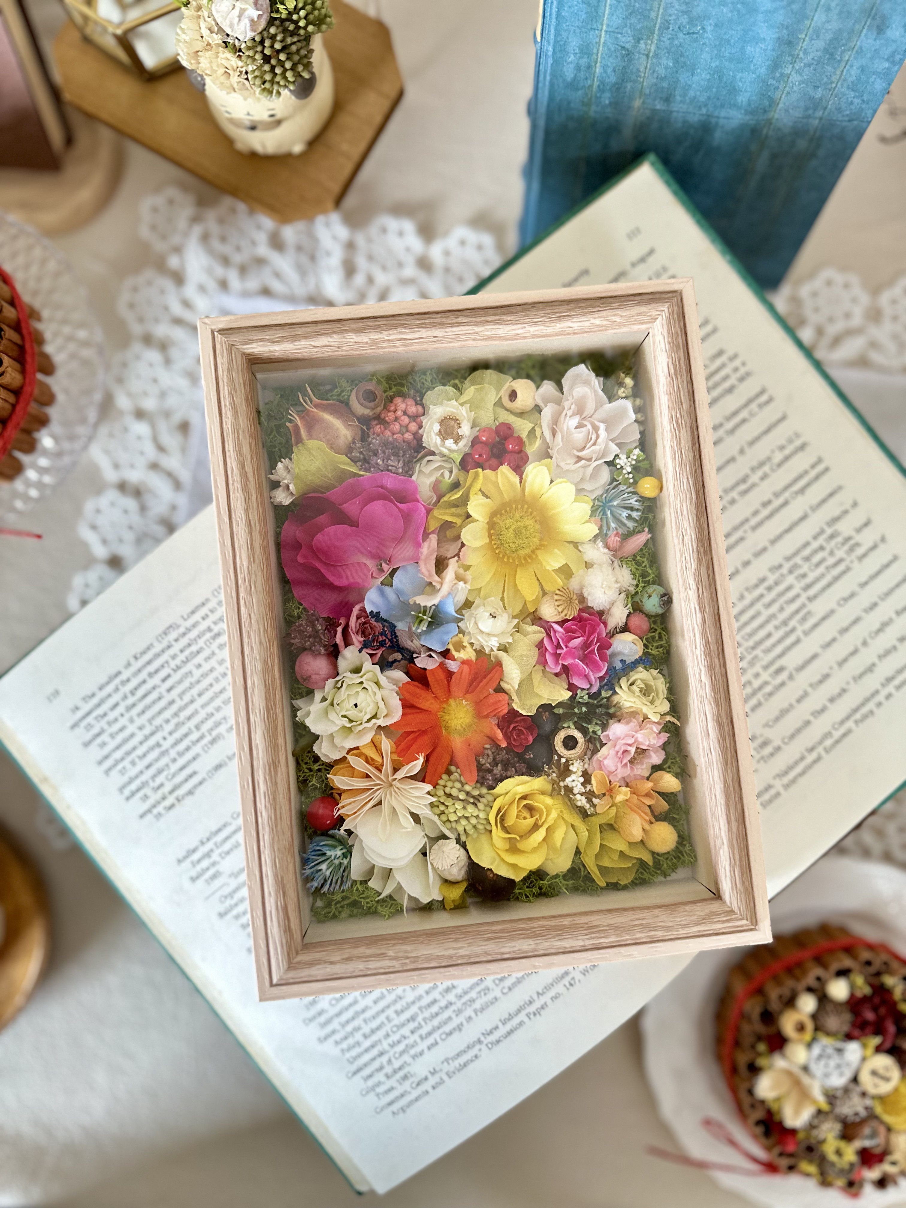 frame art flower